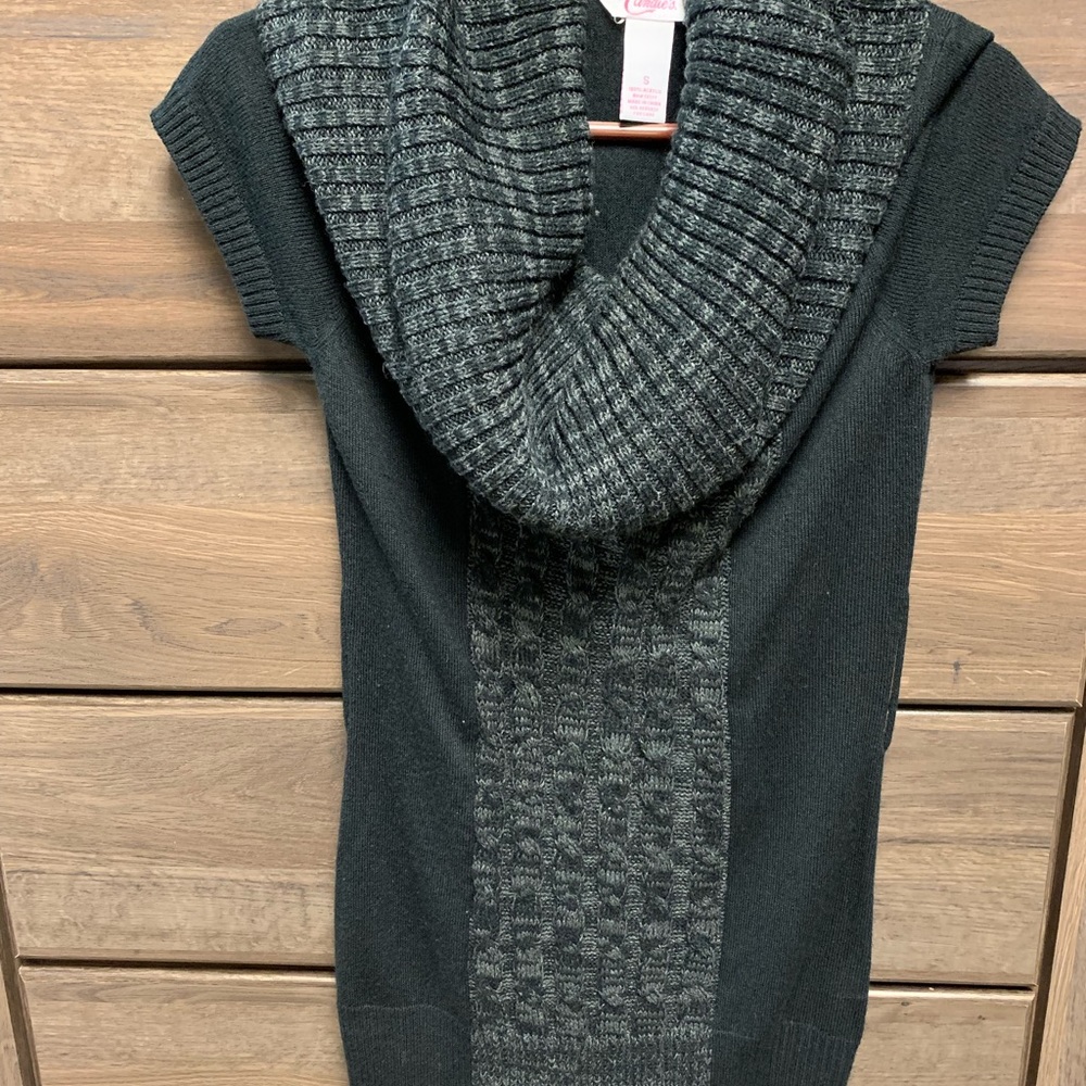 Small Black & Gray Sweater Dress